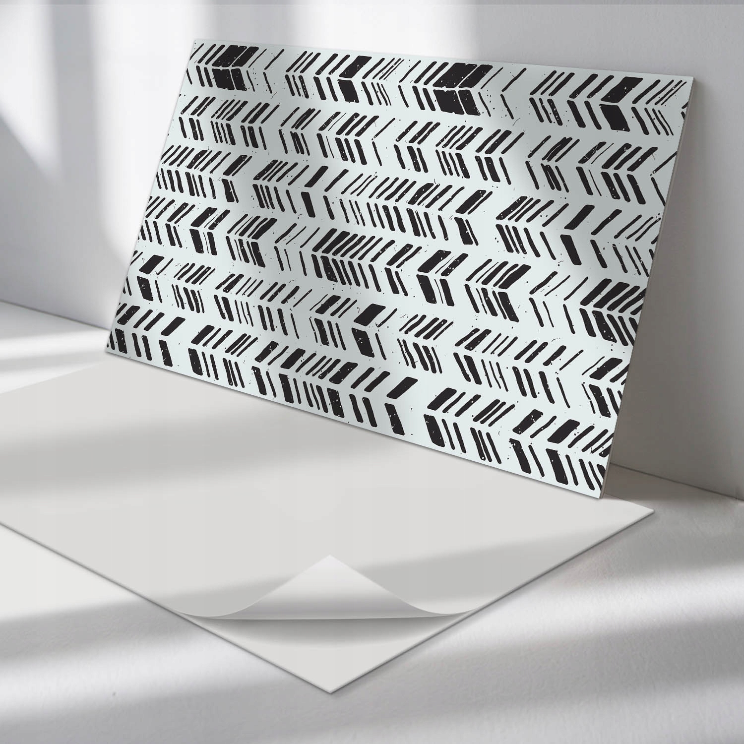 Sada samolepiacich vinylových panelov Vzor šípok v riadku 6 x 60 x 30 cm