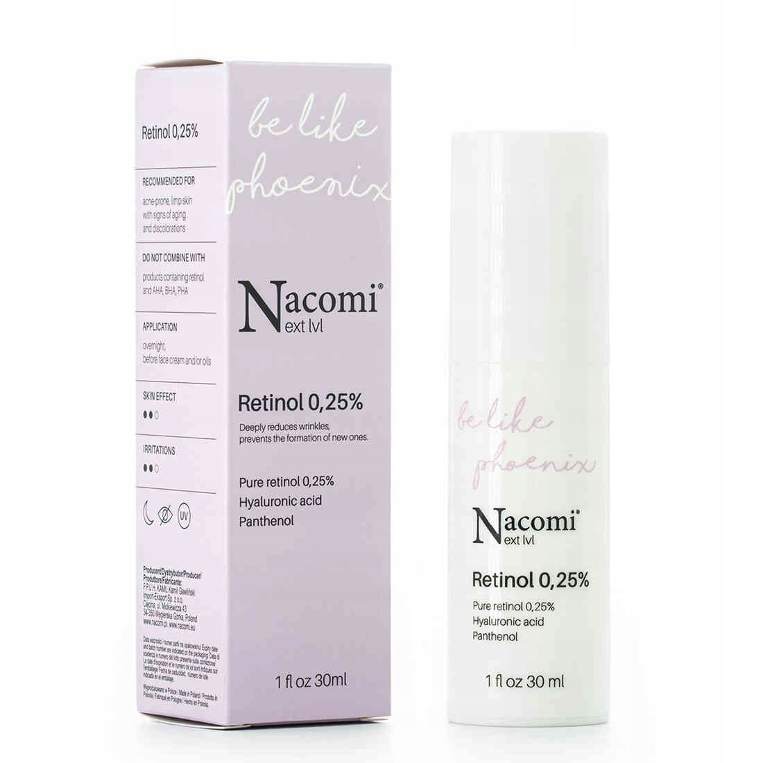 

Nacomi Next Lvl Serum z Retinolem 0,25% 30ml