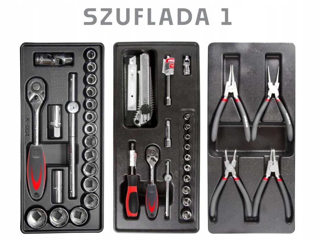 PROLINE 33116 szafka narzędziowa wózek 194 elementy 5 szuflad Kod producenta 33116