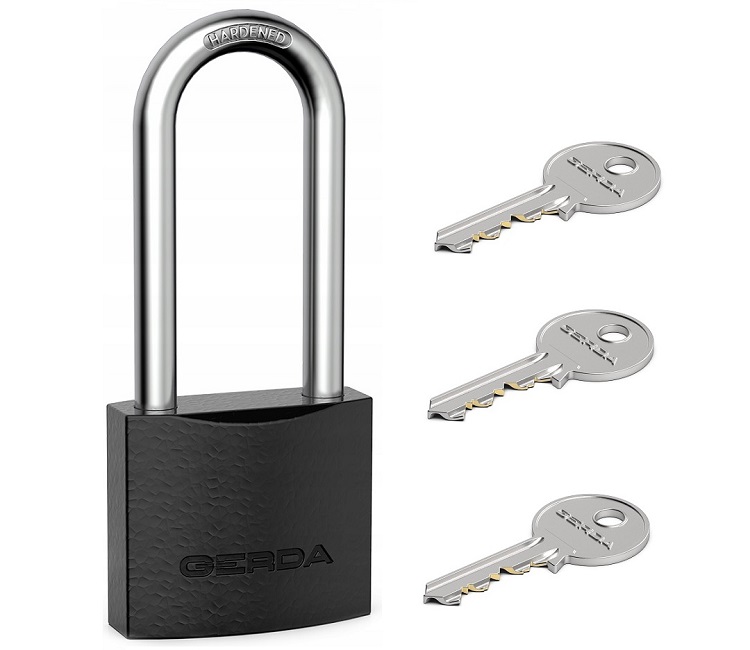 

Kłódka Zatrzaskowa Żeliwna Długa Gerda Kzzs S50H70