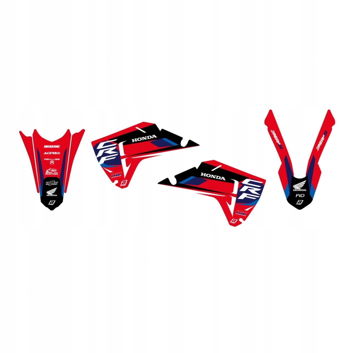Sada Nálepiek Honda Crf 250R 25; Crf 450R 25 Dream 5