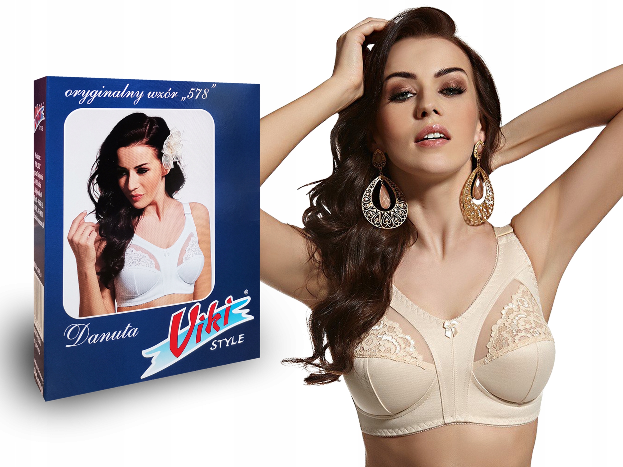 

biustonosz Viki 578 Danuta , kolory , 85G