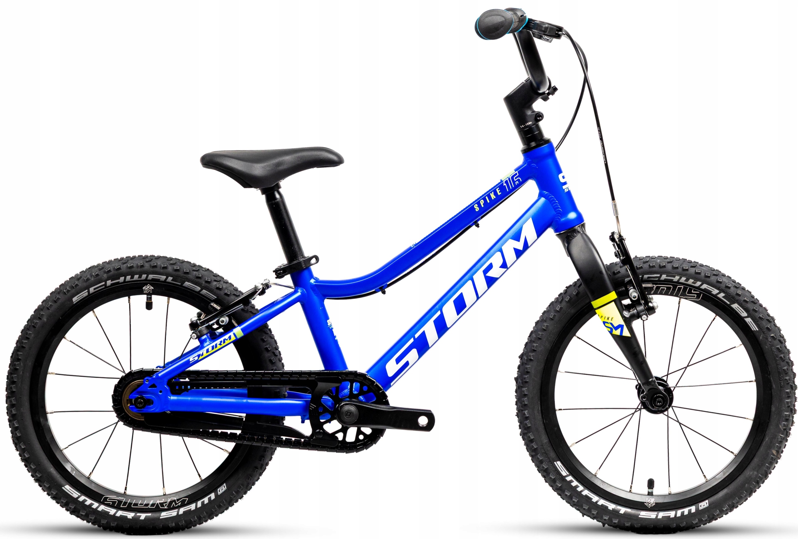 Rower Dziecięcy 16 cal Storm Spike Light ultra lekki 6,1 kg niebieski