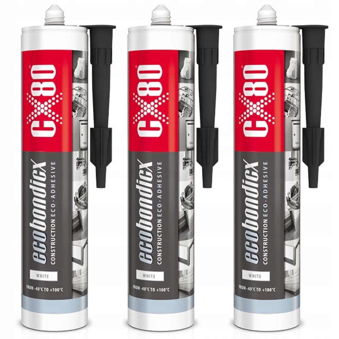 CX80 Ecobondicx Klej konstrukcyjny do samochodu nadwozia karoserii 290ml x3