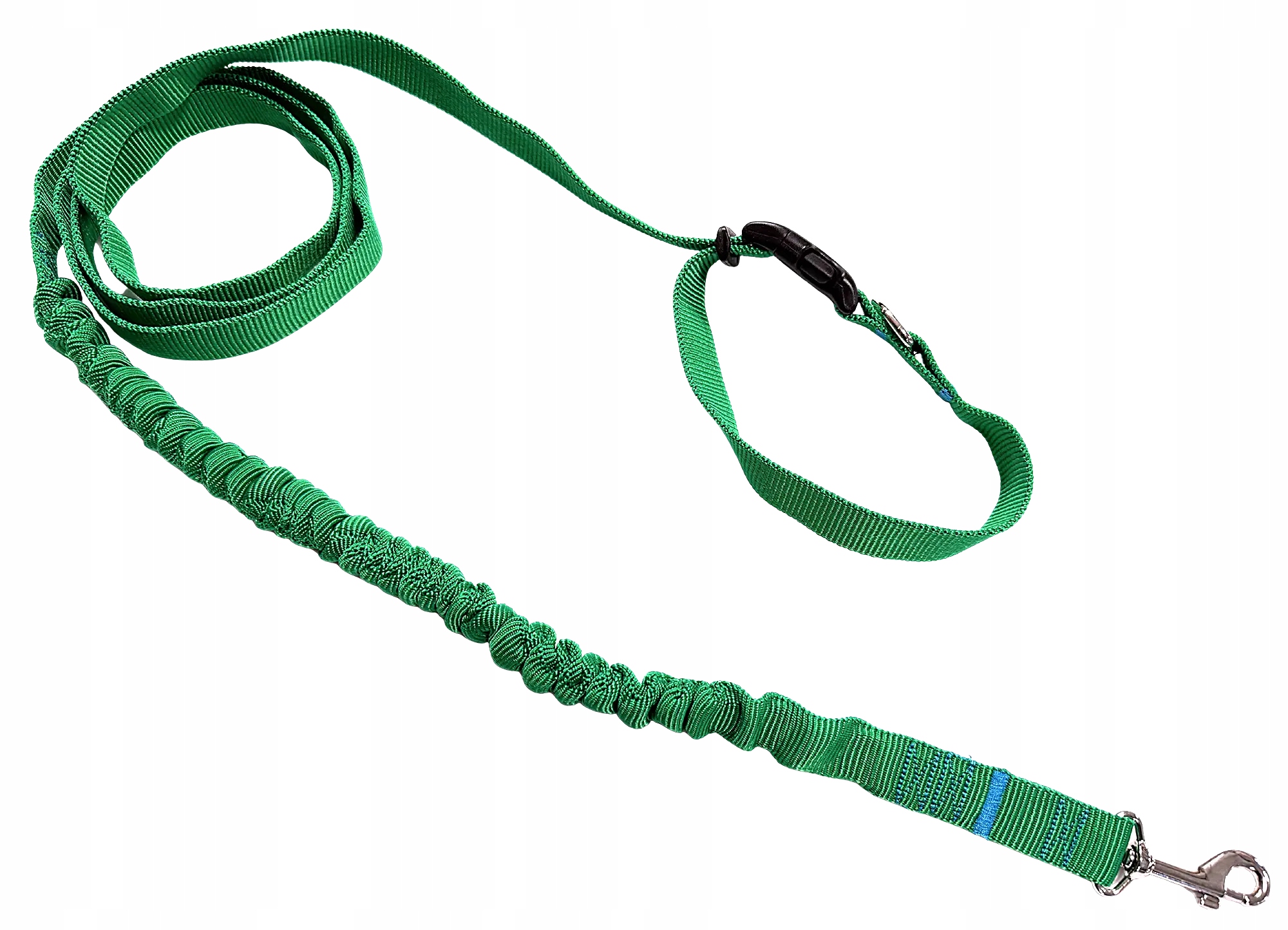 Vodítko pro psa HandsFree Regulovatelná sportovní tlumičem Zelená 480 cm Eu