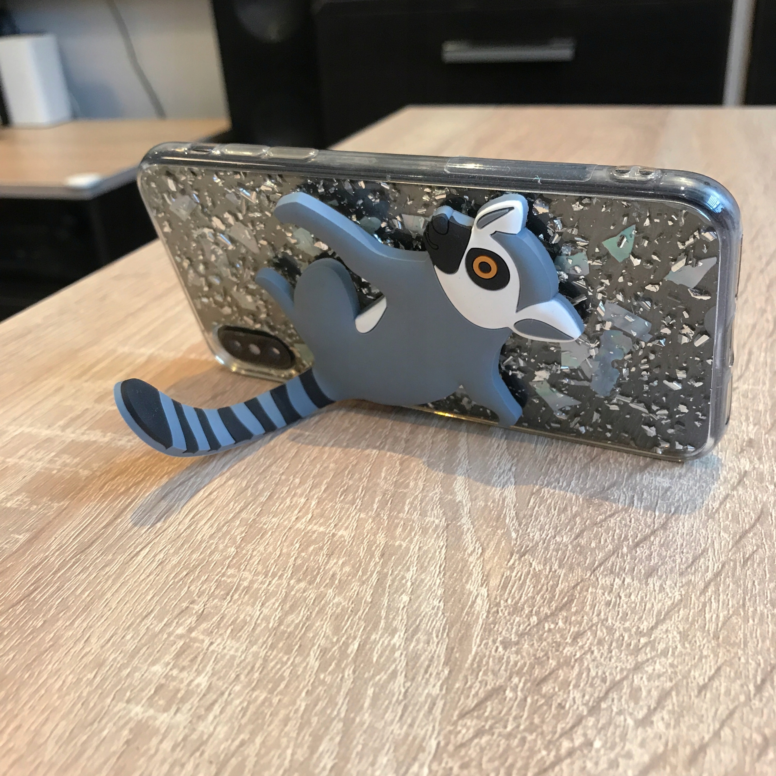 Ozdobny haczyk wieszak podpórka na telefon b/c kot Typ haczyk