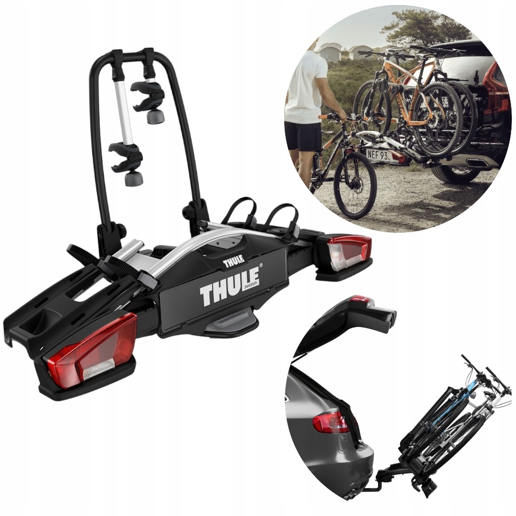 Thule VeloCompact 924 Nosič na hák pro 2 jízdní kola 13-pin 46 kg Lehký