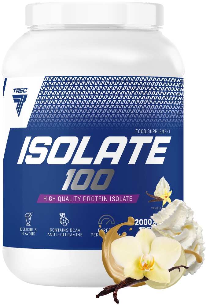 Výborný Proteinový Izolát Trec Isolate 100 2000G Protein Čistý Wpi