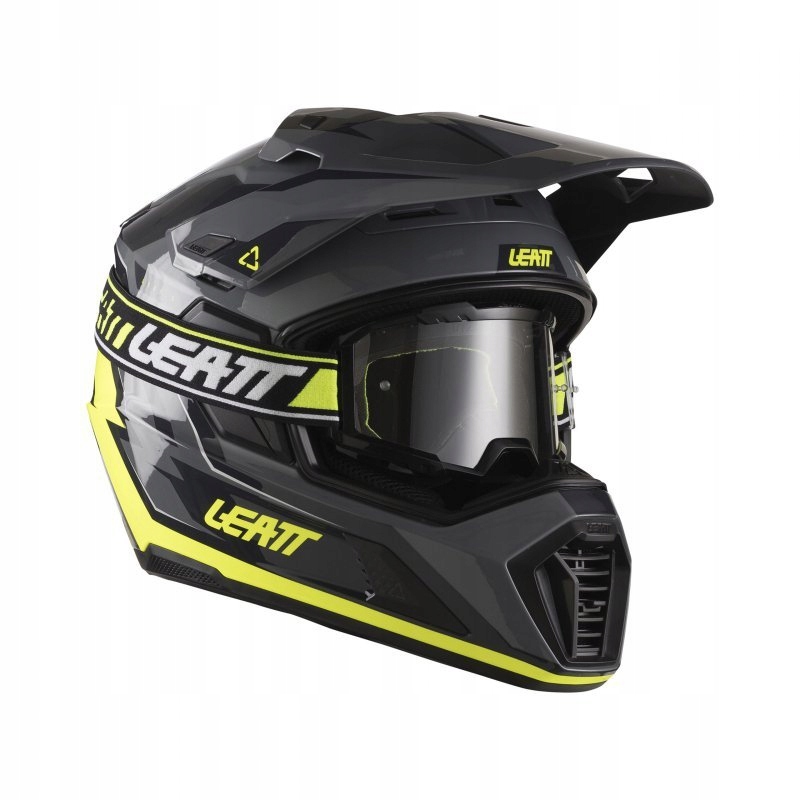 Motocyklová Prilba S Okuliarmi Leatt Adv 7.5 Hi-viz Yellow L