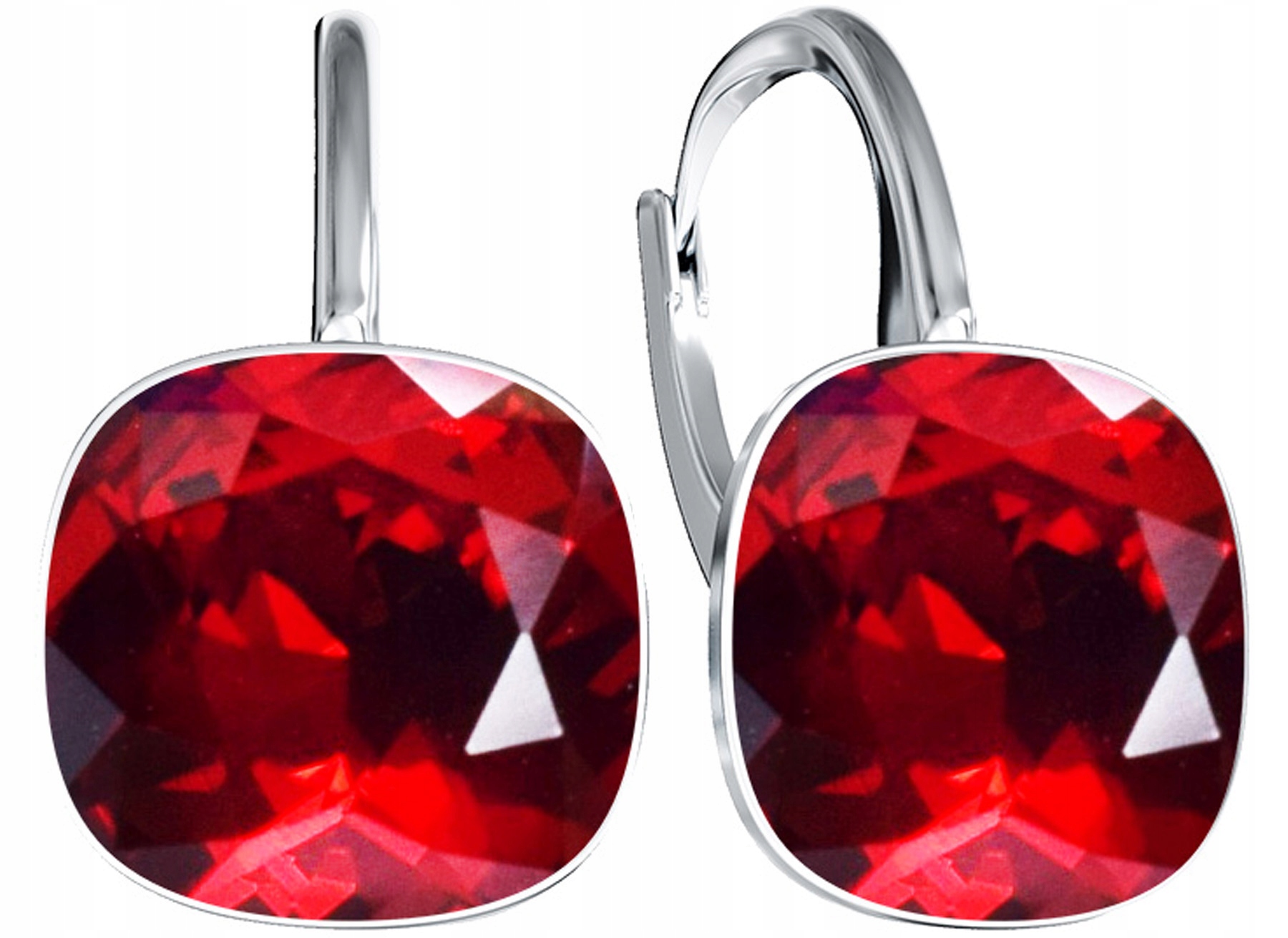 Dámské Náušnice ze stříbra Anglické krystaly Závěsné Dárek pro manželku