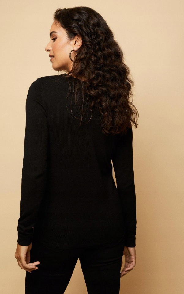 WALLIS SWETER DAMSKI ZIELONY CASUAL 44/46 1PYF Linia regular