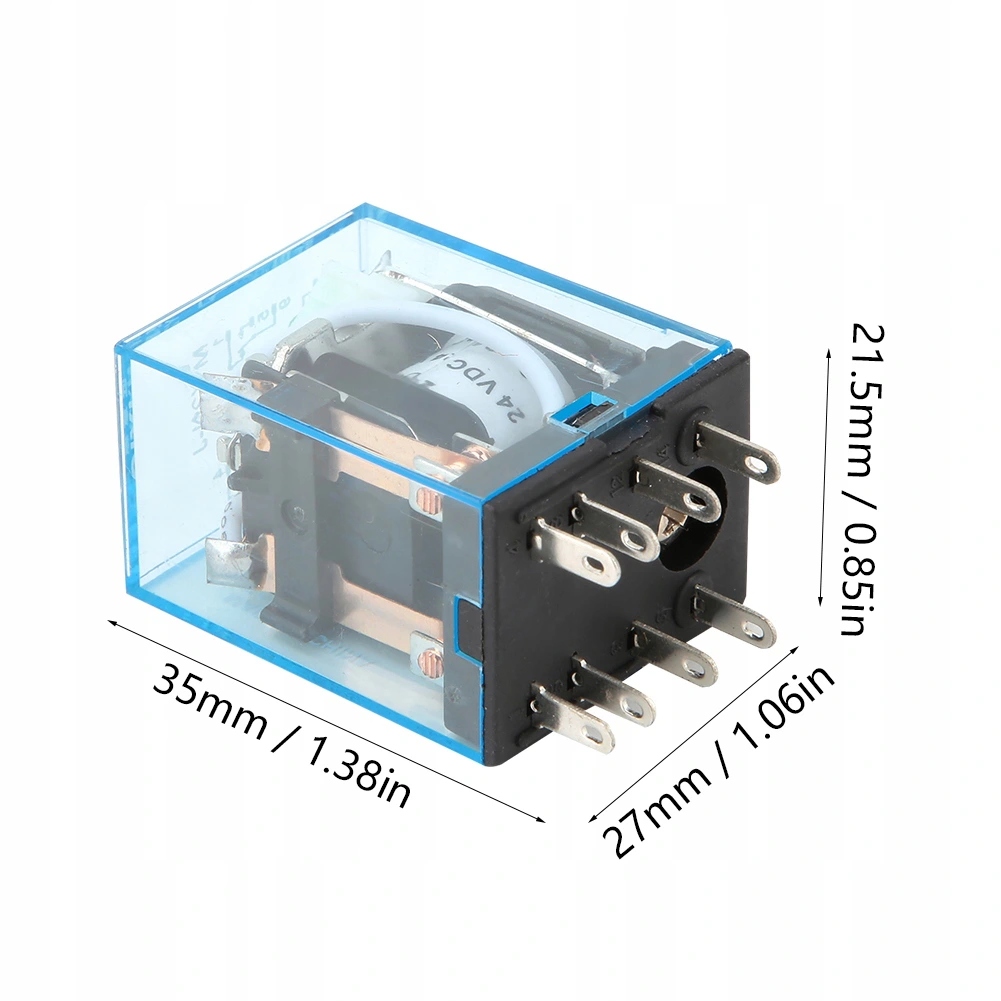 MY2N-J PRZEKAŹNIK ELEKTROMAGNETYCZNY DPDT 24VDC Producent części Inny