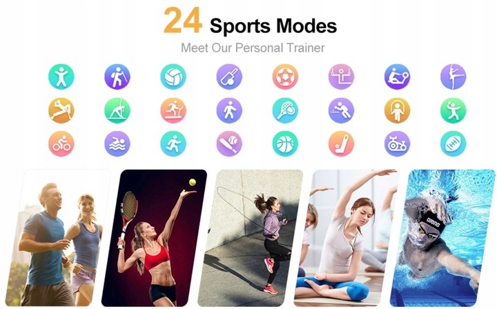 Smartwatch Smart Watch czarny Glory Fit P32 bransoletka Android IOS Kod producenta 976