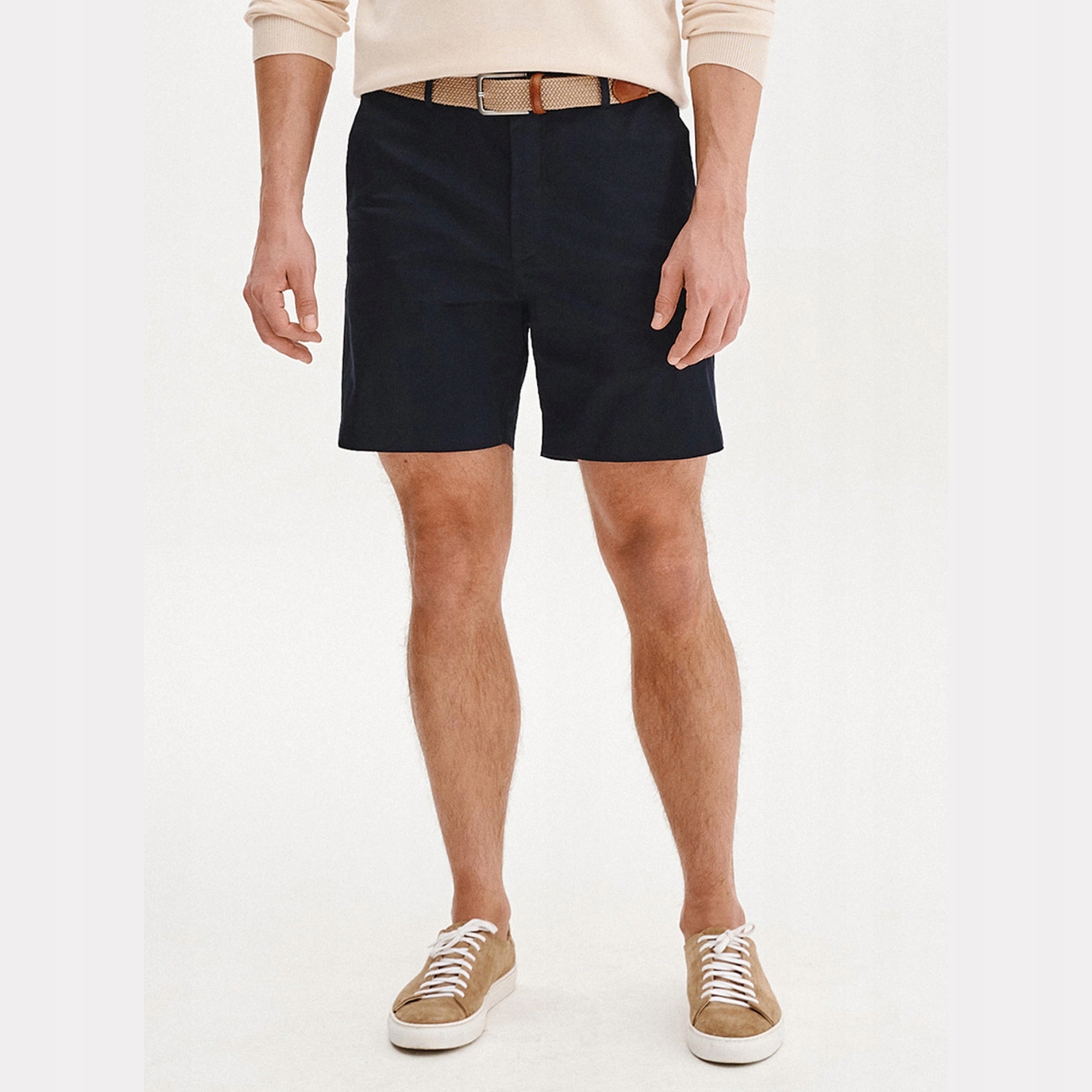 Pánské bavlněné kraťasy Pako Lorente Regular Fit, tmavě modré, vel 32