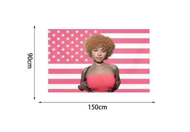 ICE RAPPER SPICE FLAG 90×150CM INDOOR HOME DECOR Producent inna