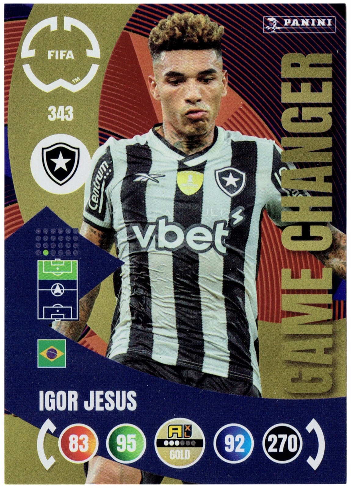 Fifa Club World Cup 2025 Gold Game Changer 343 Igor Jesus Botafogo