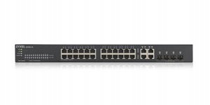 Zyxel GS1920-24v2, 28 Port Smart Managed Switch 24x Gigabit Copper and 4x…