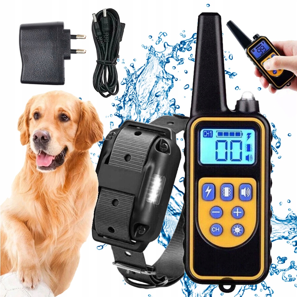 Levně Obojek Pro Psa Proti Štěkání, 4 Režimy Vibrací, Zvuk Led S Dálkovým Ovládáním