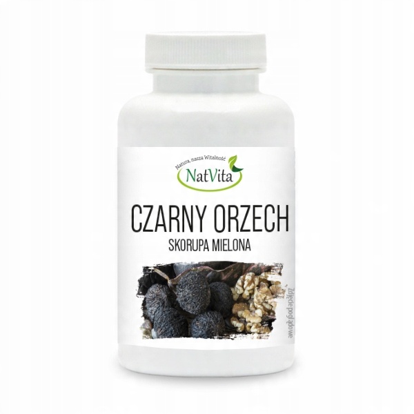 

Czarny orzech skorupa mielona 50g NatVita