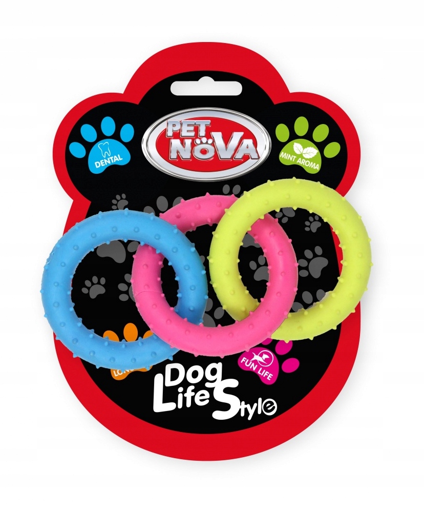 

Pet Nova zabawka dla psa kółka 18,5 cm z.mięty