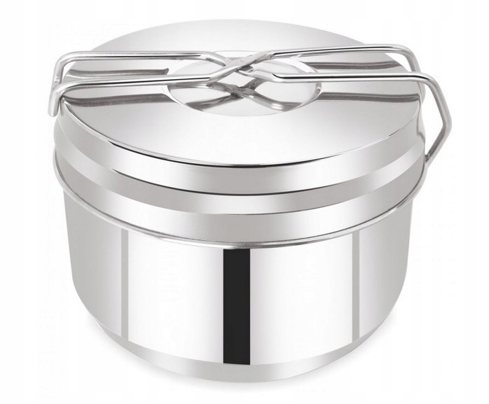 KINGHOFF STALOWA MENAŻKA TURYSTYCZNA, HARCERSKA 7 CZĘSCI Model 1000075-1