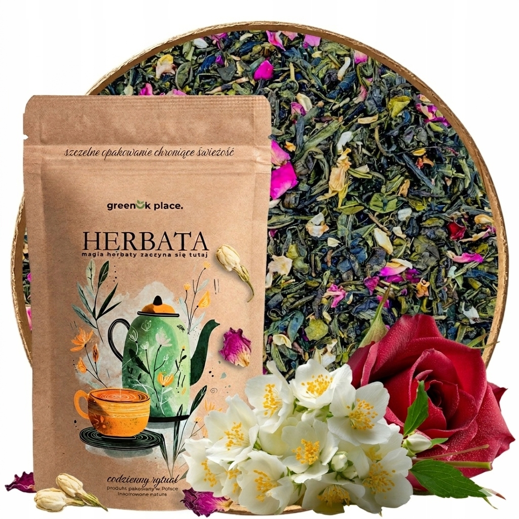 Čaj zelený Jasmínová Zahrada 1000 g jasmínová sencha Aromatická