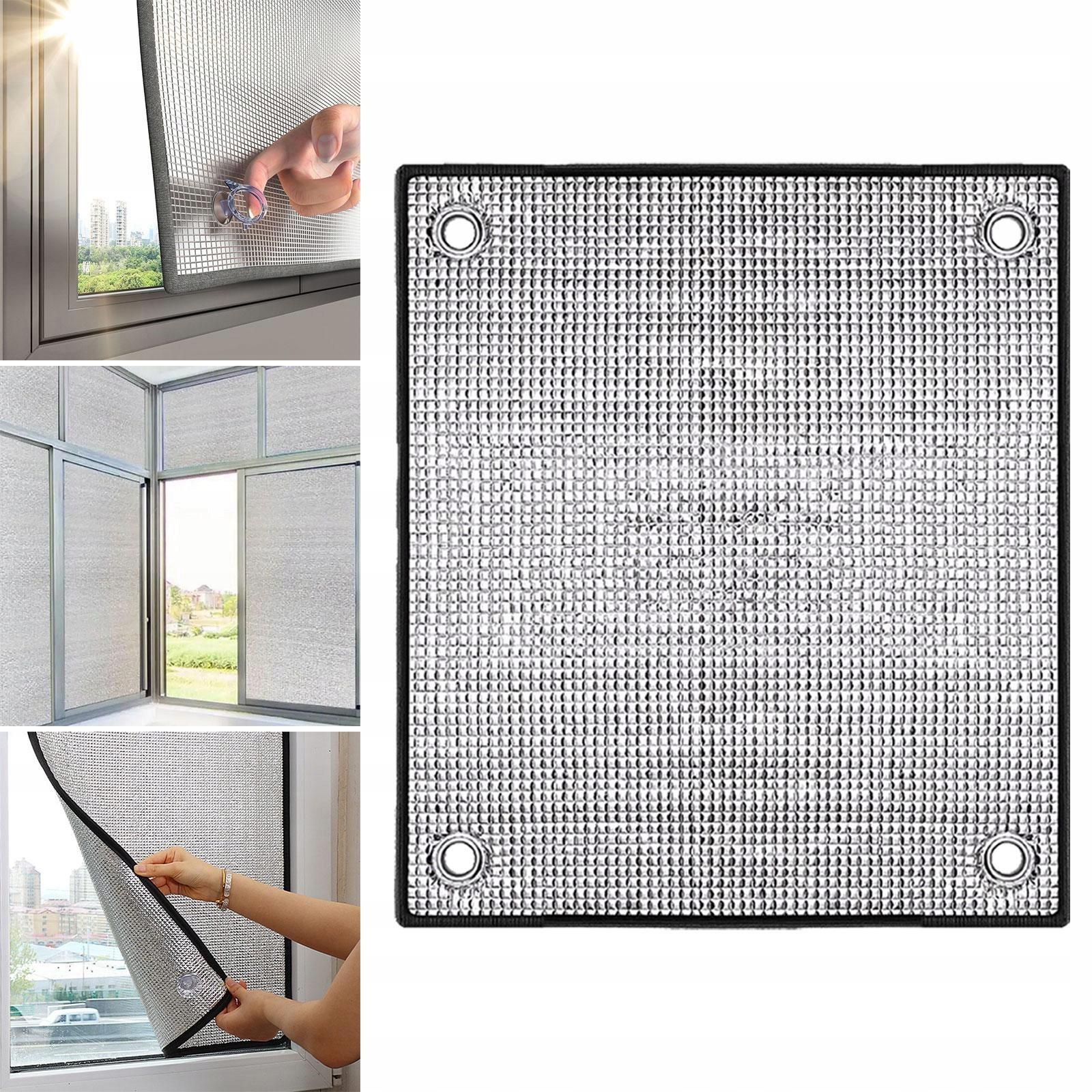 Folia okienna dwustronna, odbijająca ciepło, chroniąca przed słońcem, Kolor inny