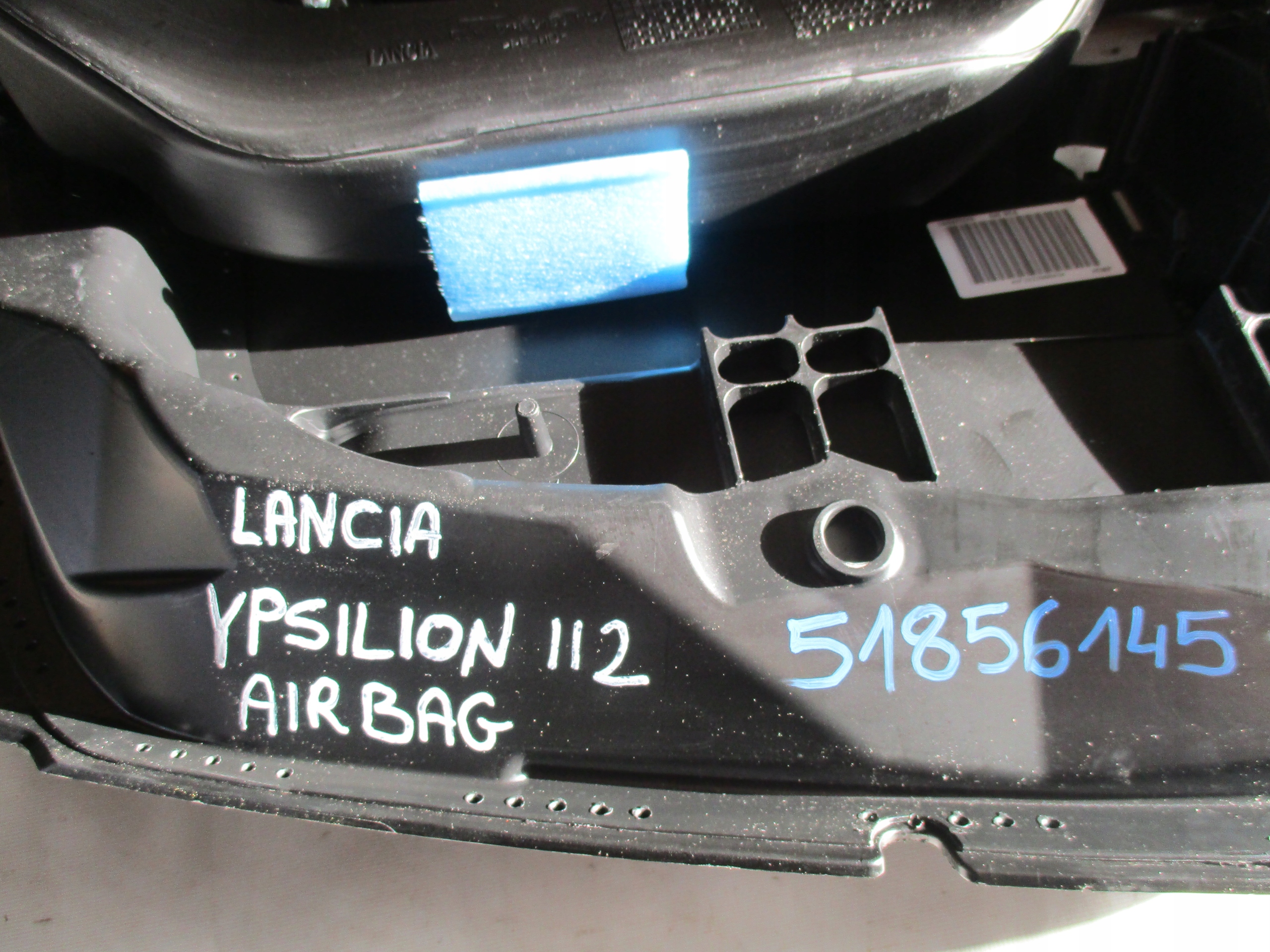 dashboard instrument panel console Air Bag Lancia Ypsilon II 51856145