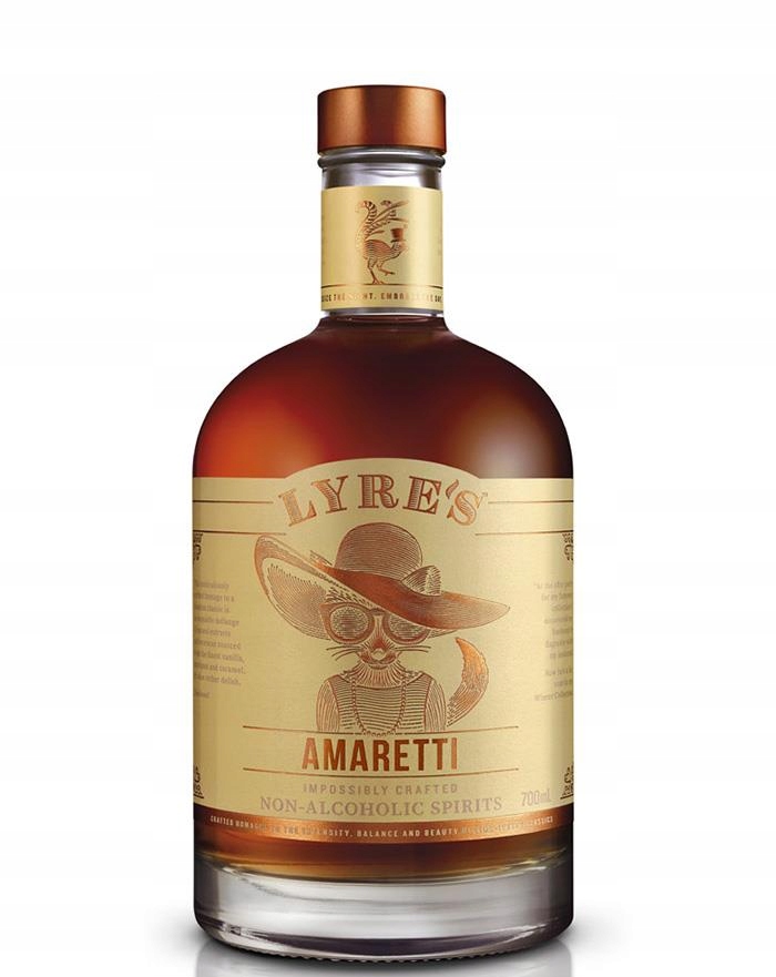 Levně Lyre’s Amaretti Amaretto Bezalkoholové 700 ml