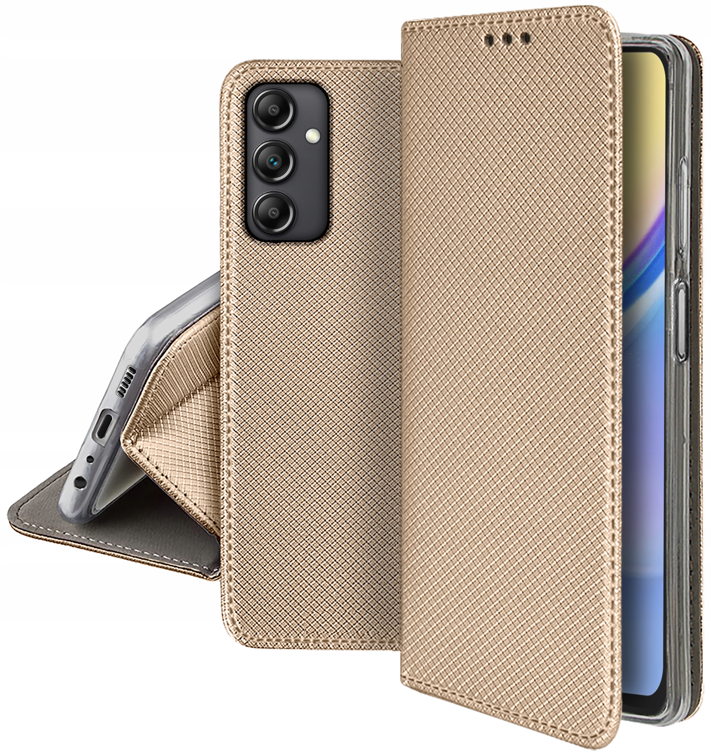 Etui do Samsung Galaxy A25 5G SMART MAGNET CASE PORTFEL + SZKŁO 9H Kod producenta SMART_MAGNET_CASE_P49