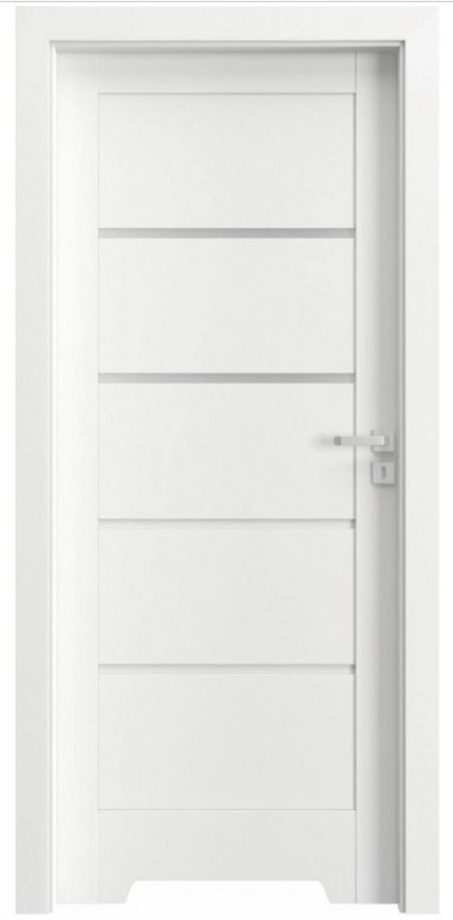 DRZWI Ościeżnicą Białe PORTA VERTE G.2 WC Prawe 80 Marka Porta