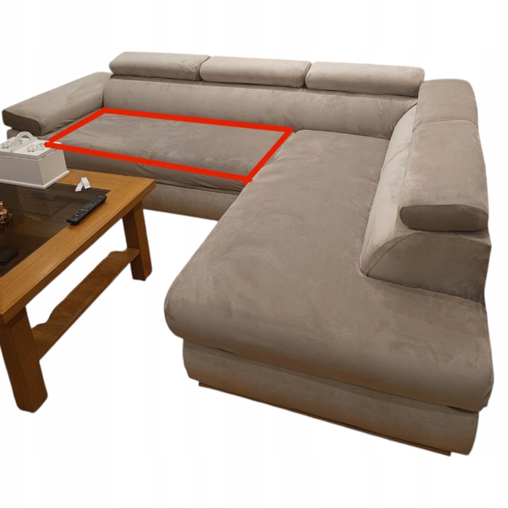 Velvet potah na sedadlo pohovky 70x140x15 cm Záruka a ochrana černá