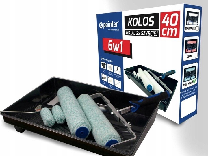 Painter Kolos Malířská Sada Polichrom 6v1 S Kyvetou 40 cm KOL1108