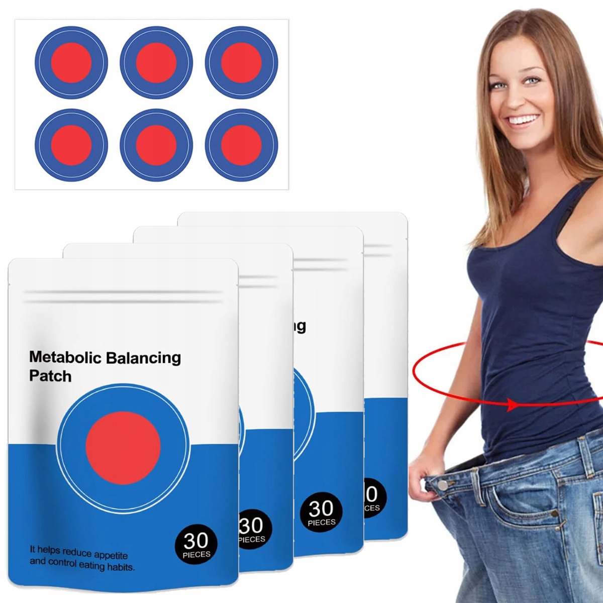 Plastry Odchudzające Wyszczuplające Spalanie naturalne 120 sztuk