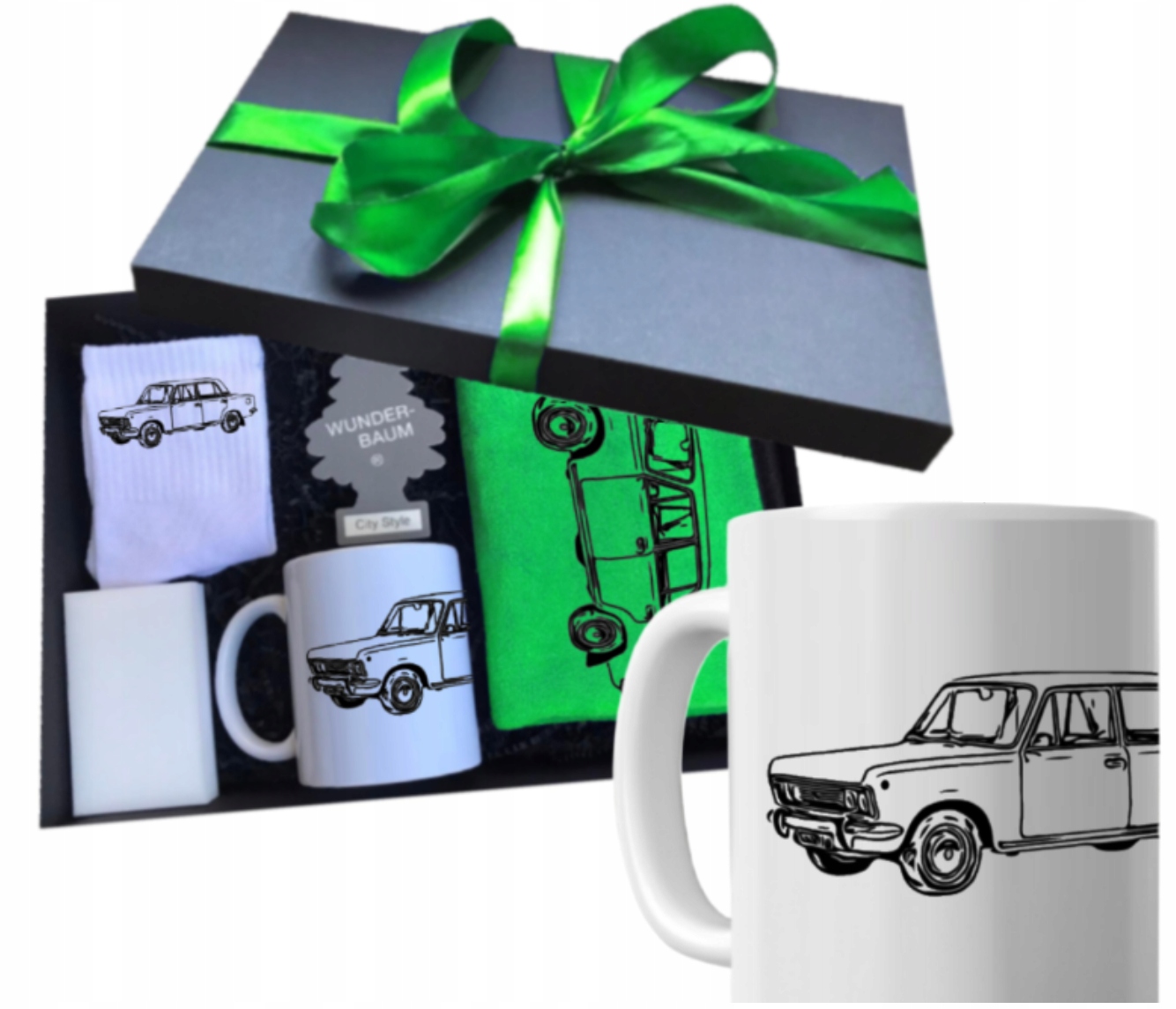 Sada Dárek k narozeninám a jmeninám pro kluka Klasik Velký Fiat 125P
