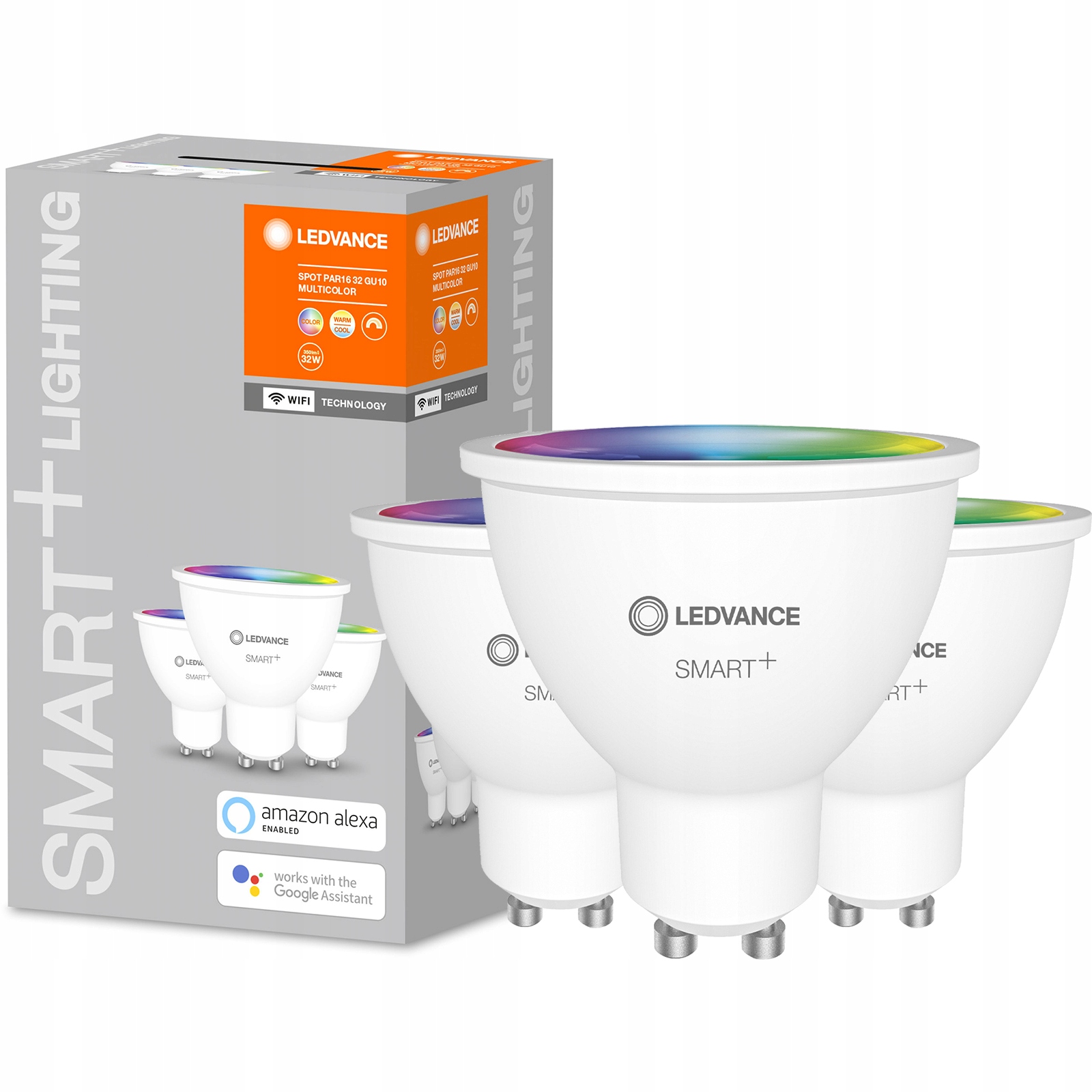 

3x Żarówka Led GU10 5W Rgb Smart+ WiFi Ledvance
