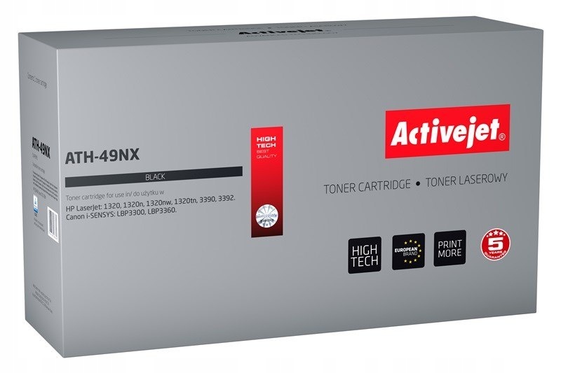 Activejet ATH-49NX Toner (zamiennik Hp 49X Q5949X, Canon CRG-708H; Supreme;
