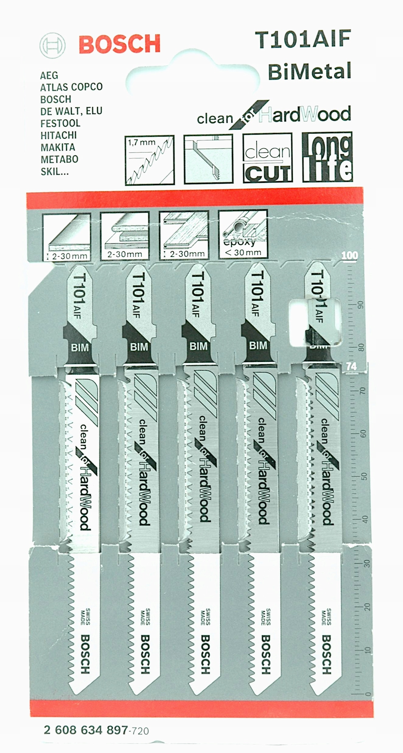 BRZESZCZOT DO DREWNA T 101 AIF BOSCH KPL