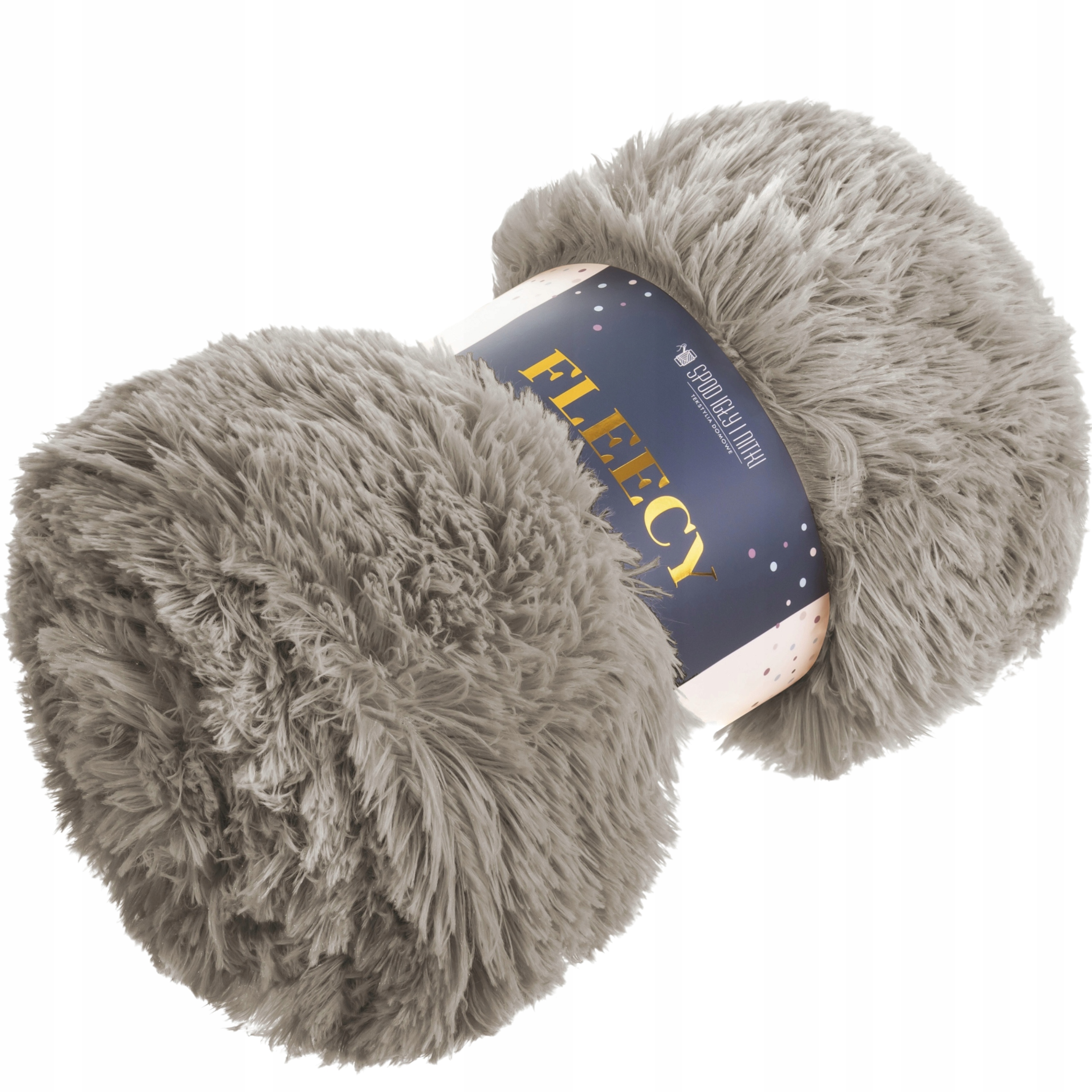 Deka Chlupatka Imitace Kožešiny Přehoz Na Postel Měkká Béžová 200x220 Fleecy