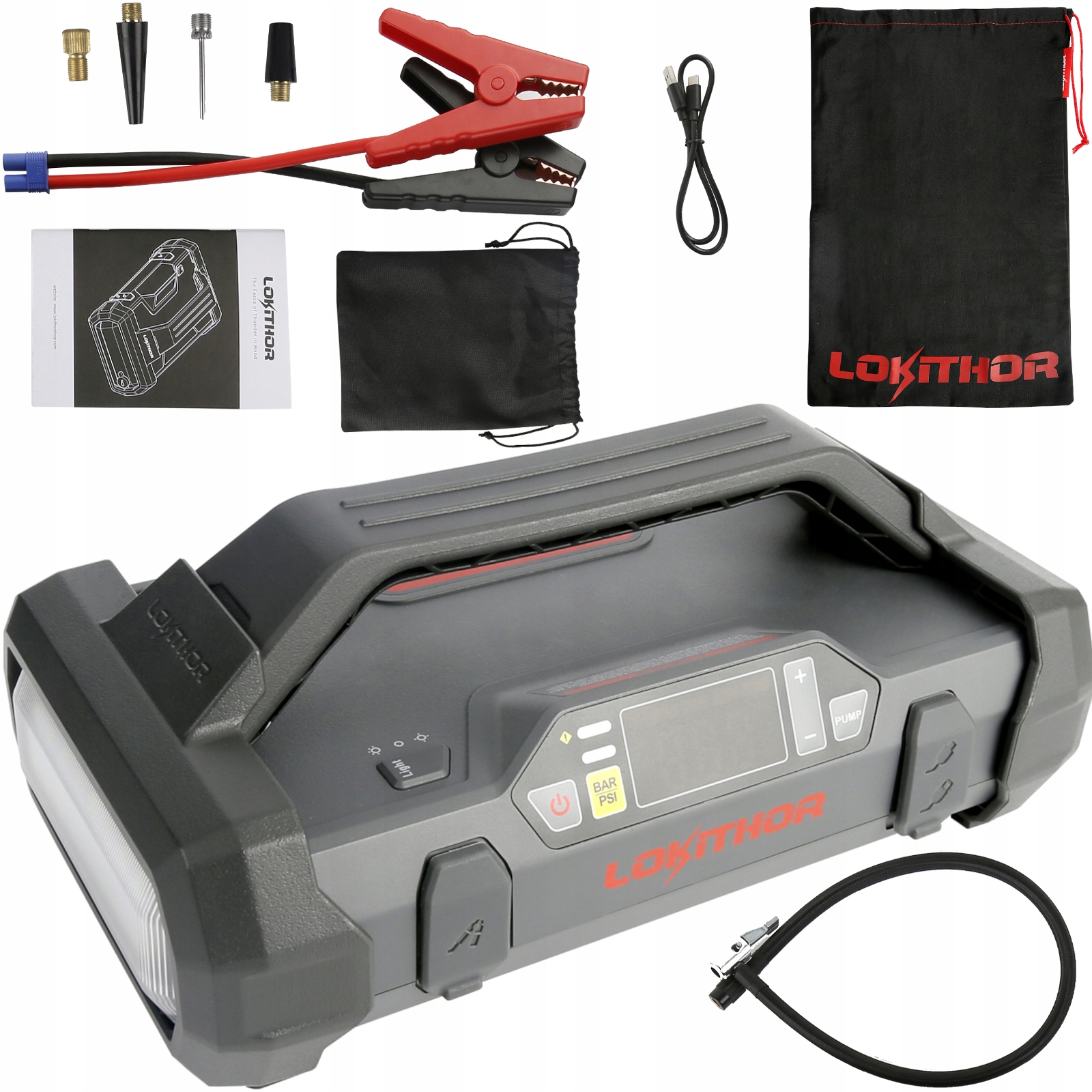 

Lokithor Booster Hd Jump Starter 12V 1200A JA302