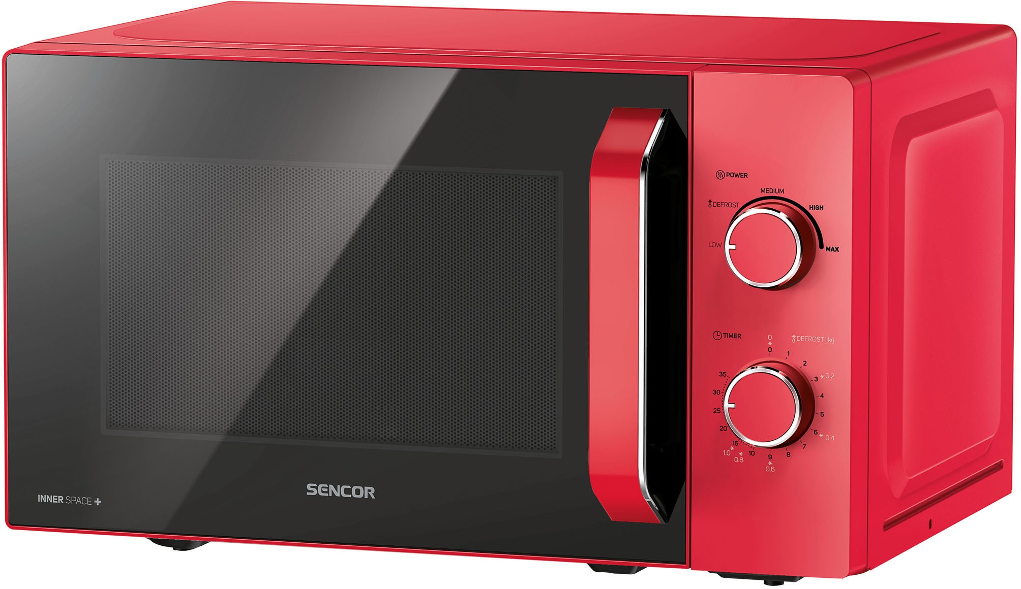 Kuchenka Mikrofalowa Sencor Czerwona 700W 20L