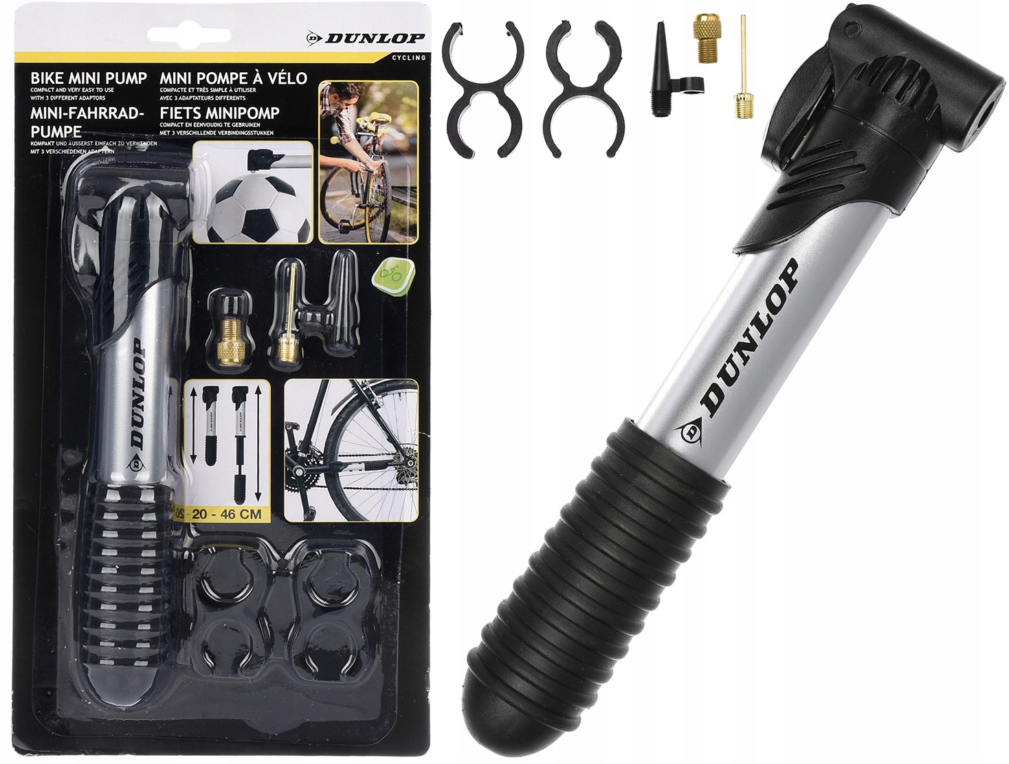 

Dunlop Ręczna Mini Pompka Rowerowa Aluminiowa
