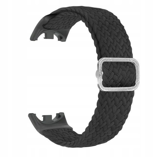 Beline pasek Mi Band 10/9/8 Nylon czarny/black