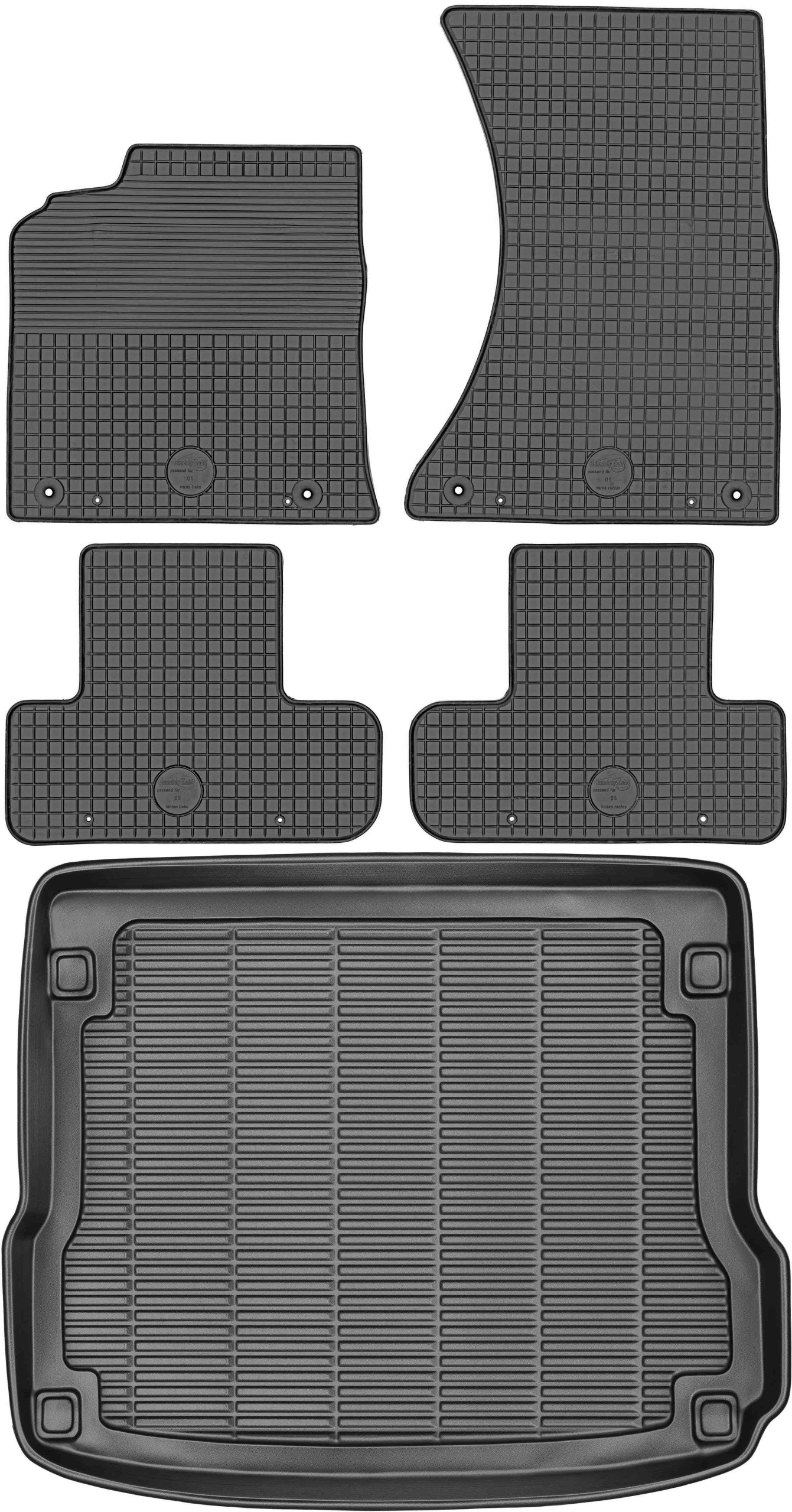 Audi Q5 Suv 2008-2016 Gumové stierače rohož batožinového priestoru