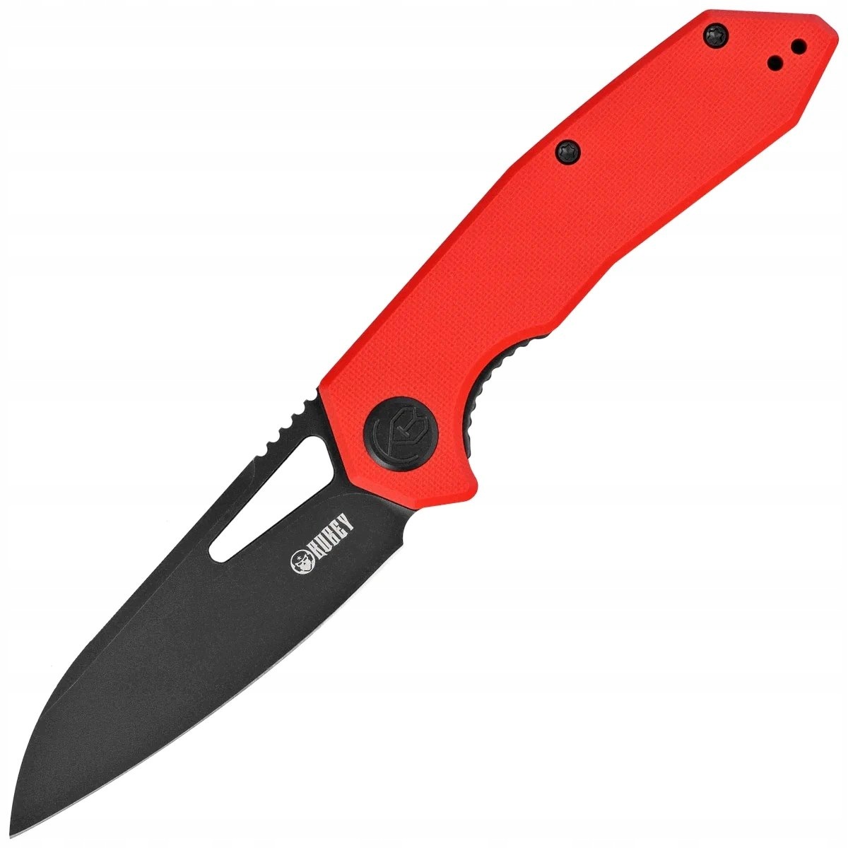 Nůž skládací Kubey Vagrant Red G10, Black Stonewashed 14C28N (KU291K)