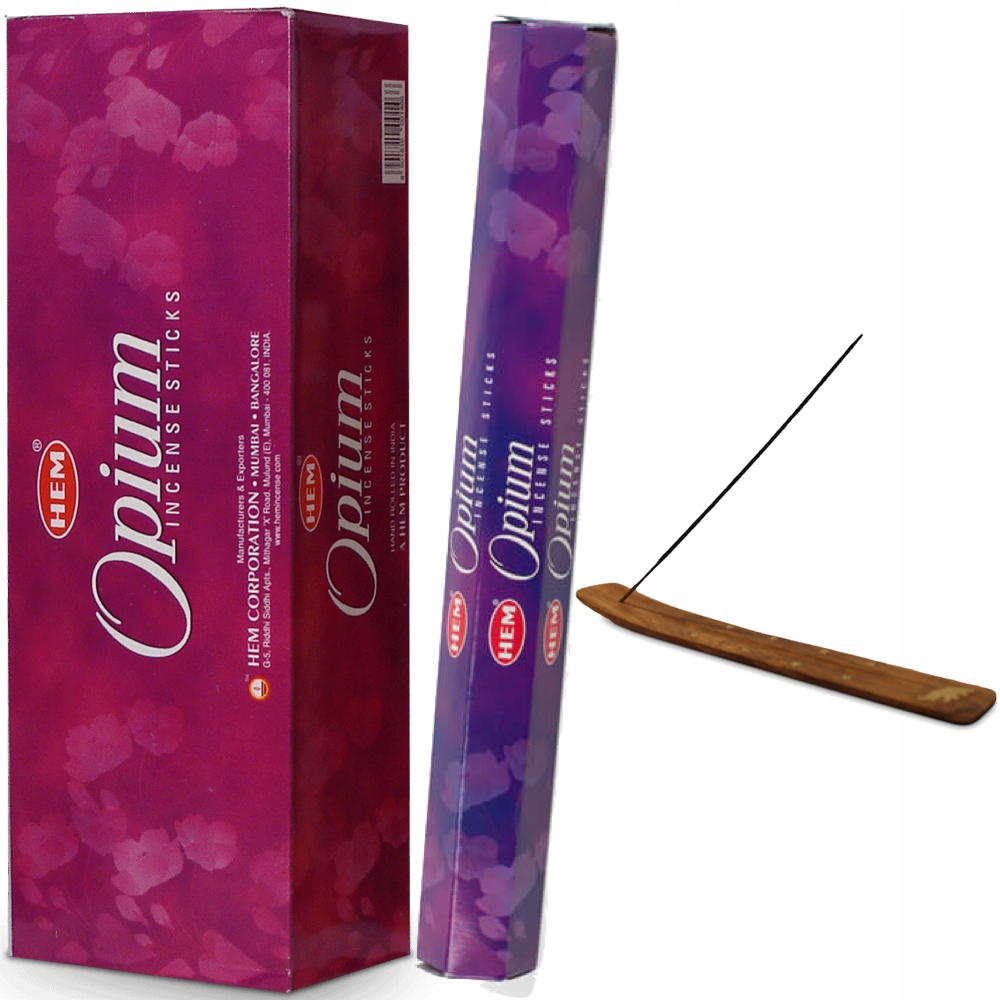 

Indyjskie Kadzidełka Aromatyczne Opium 20Sztuk Hem