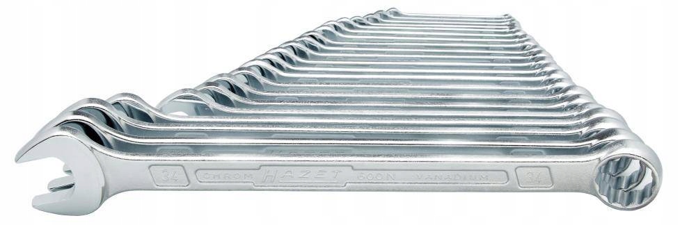 Zest. kľúče DIN3113A 6-34 mm,21-dielne, ploché, Hazet