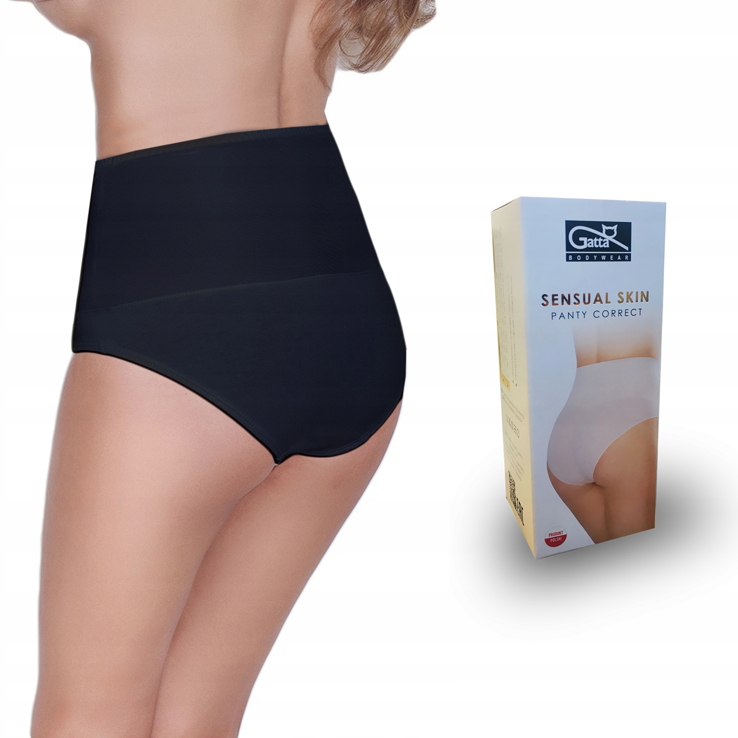 

Majtki bezszwowe Gatta Panty Sensual, czarne, XL
