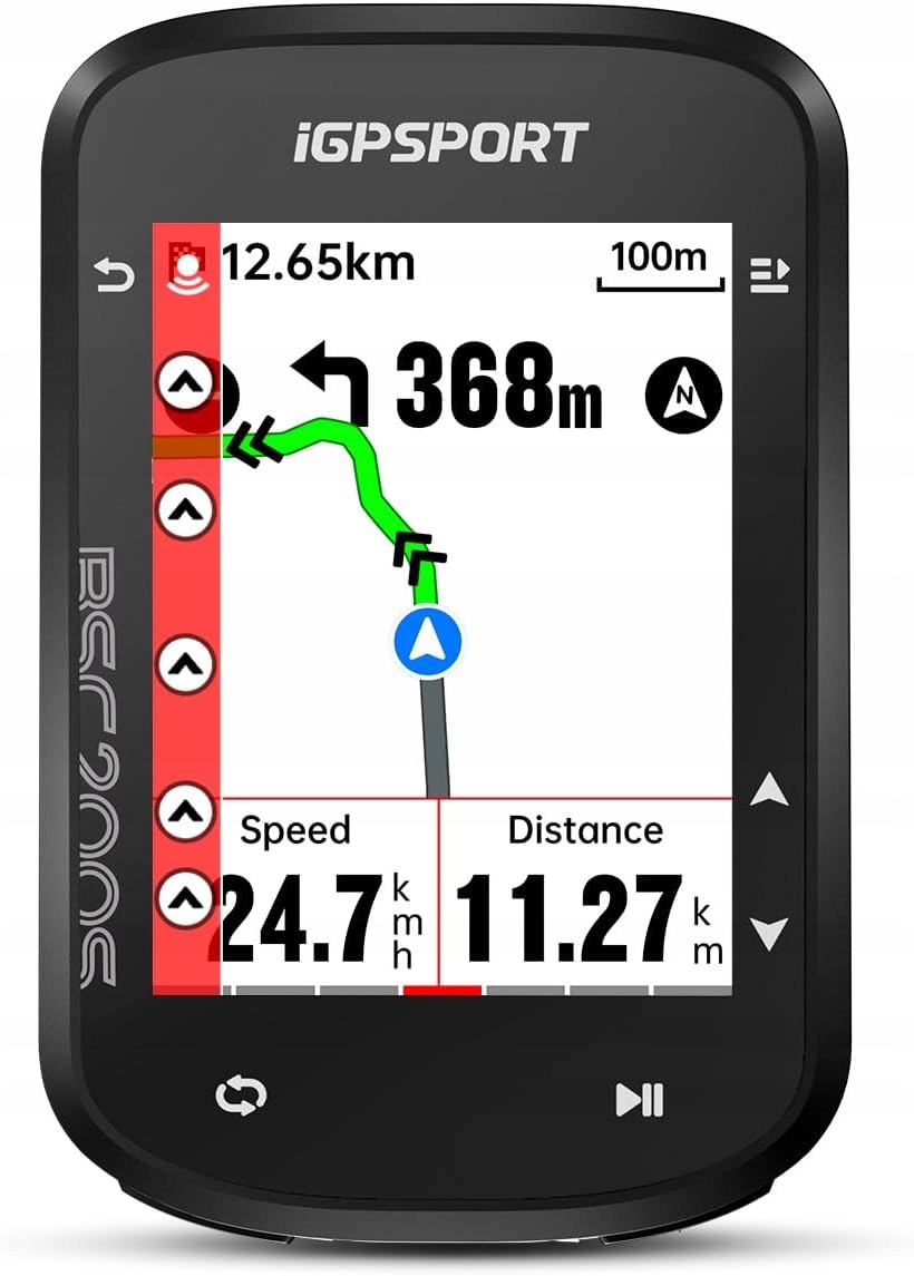 Cyklopočítač S Barevným Displejem A Navigací