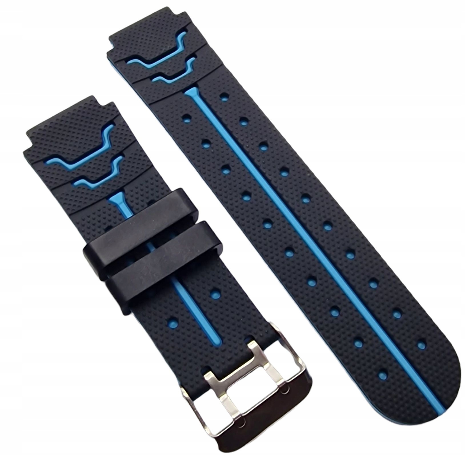 

Pasek silikonowy Garett Kids XD czarno-niebieski